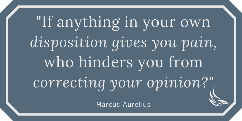 On changing your mind - Marcus Aurelius