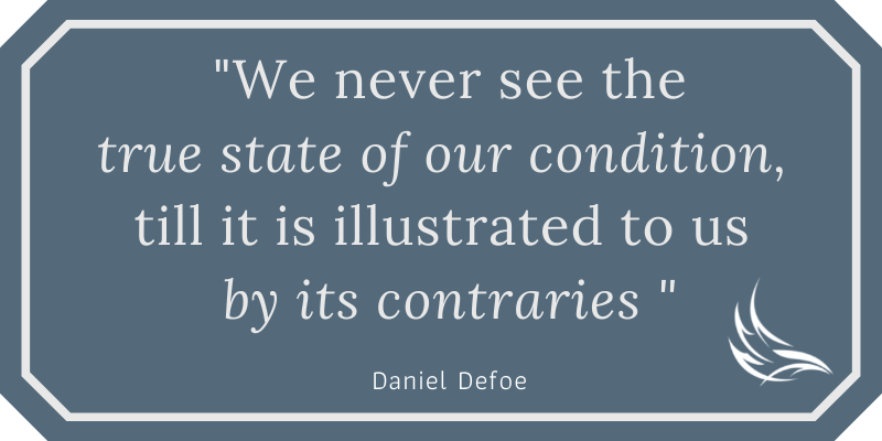 True state of our condition - Daniel Defoe