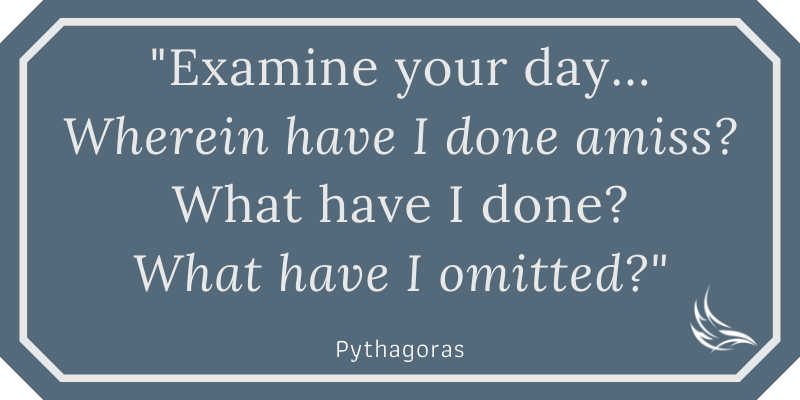 Examine your day - Pythagoras
